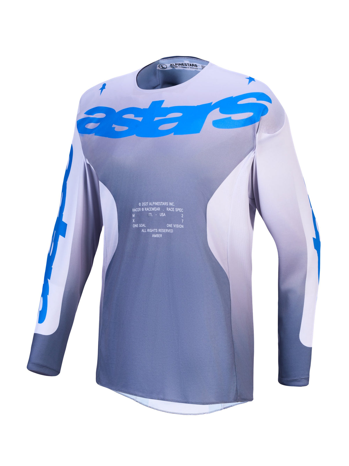Alpinestars Jersey Racer Amber Ash/GrayLilac/UCLA Blue