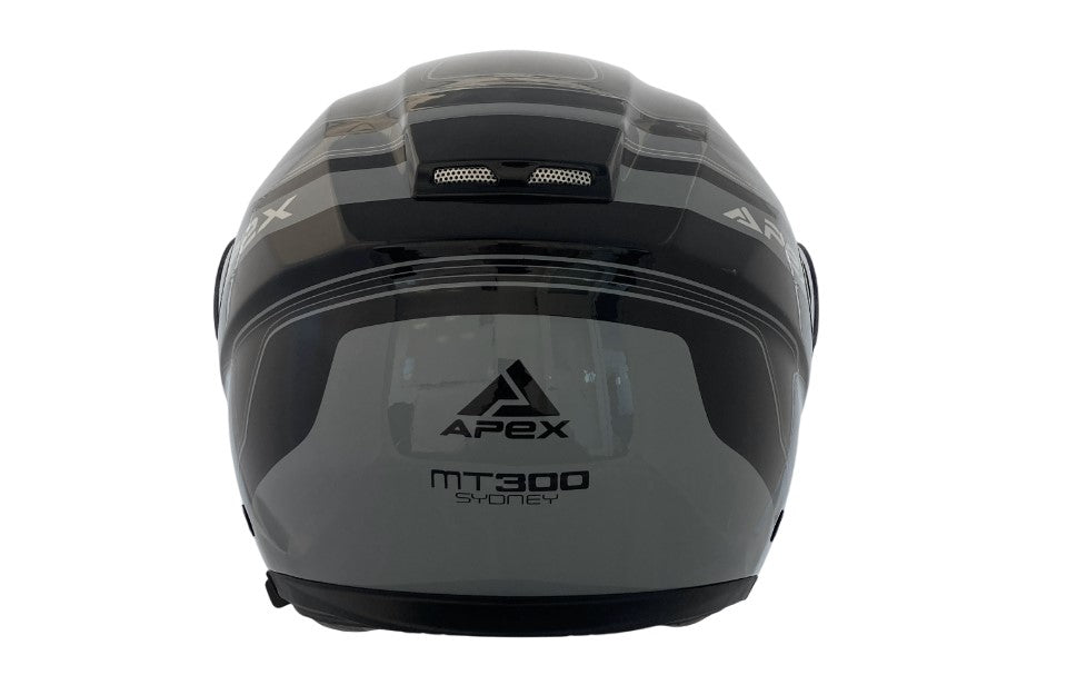 APEX Helmet MT300 Sydney black/silver