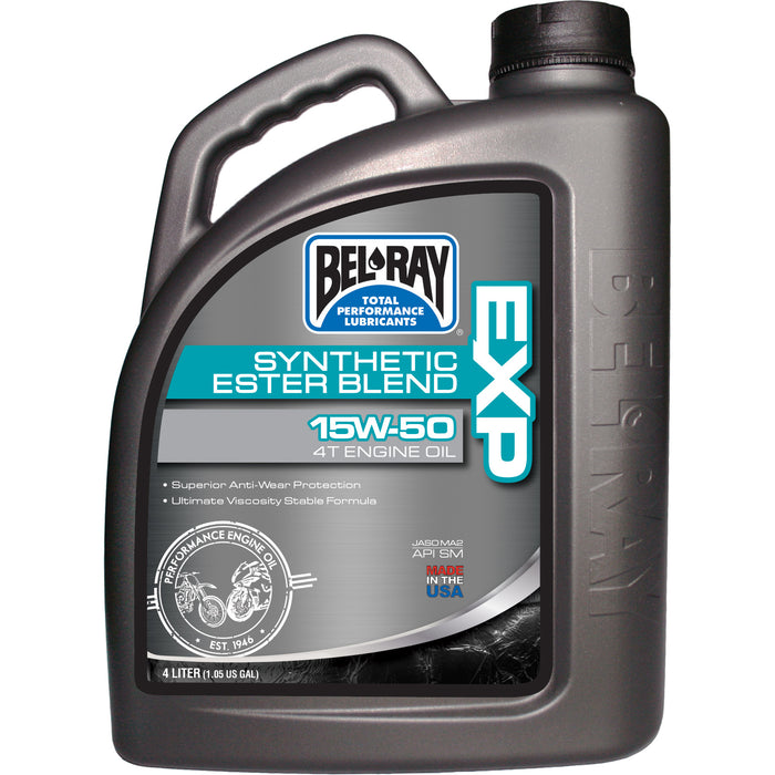 Bel-Ray EXP Synthetic Ester Blend 4T 15W-50 4L