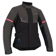 Lindstrands Textile Jacket Lomsen Woman Grey/Black