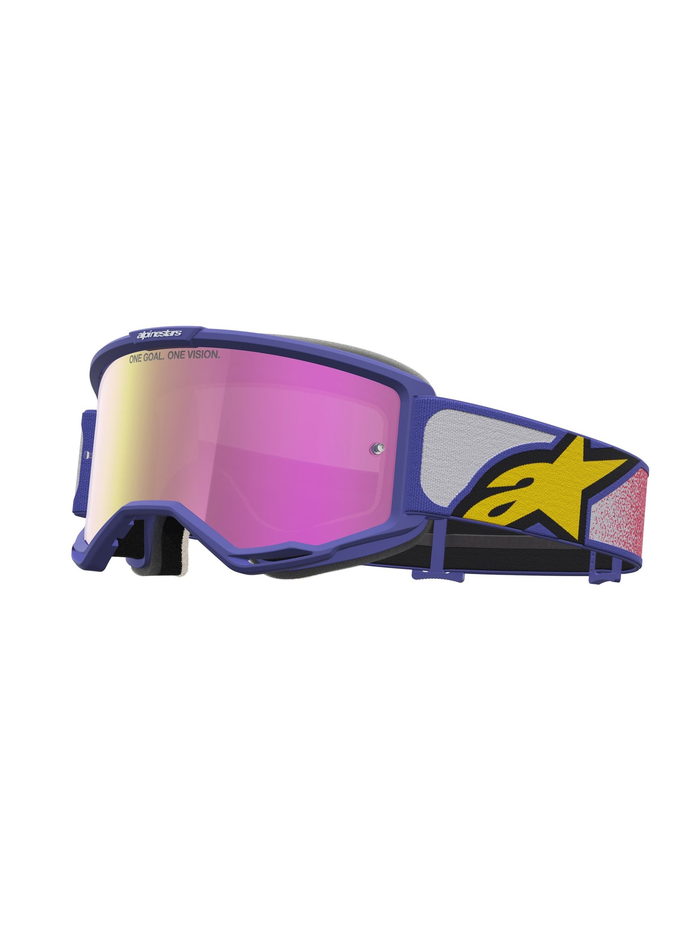 Alpinestars Goggle Vision 5 Drag Red Purple Mirror Pink