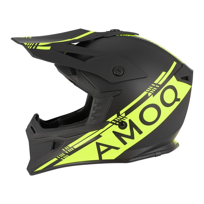 AMOQ Meteor V2 Helmet Black/HiVis