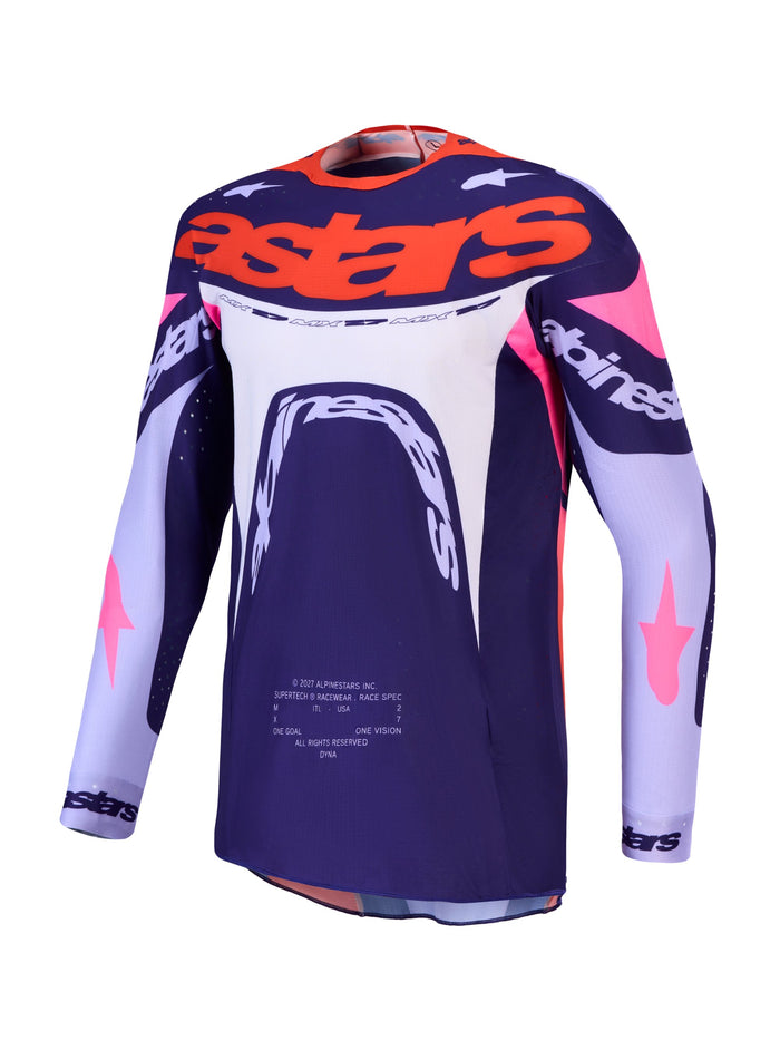 Alpinestars Jersey Supertech Dyna Violet/Purple/Pink Fluo