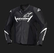 Alpinestars Leather Jacket Faster v3 Black/White