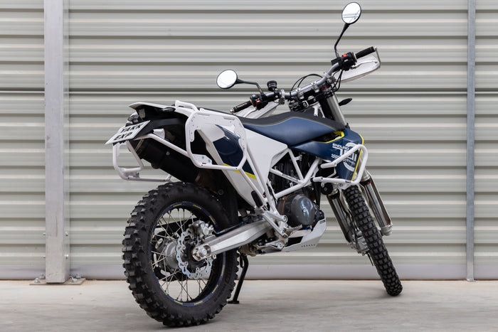 Yakk EXP Side carrier Husqvarna 701 Enduro/Supermoto (16-25) white