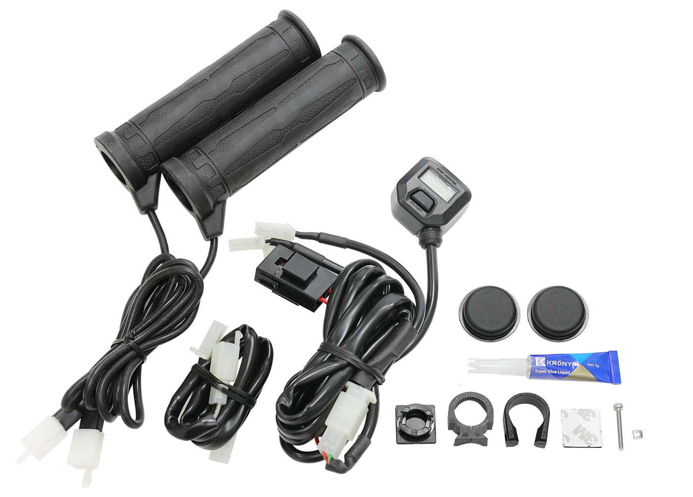 Hyper Heated grips MC 25mm handlebar (Grip:130mm/130mm)