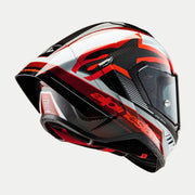 Alpinestars Helmet Supertech R10 Team Black/Carb/Red/White
