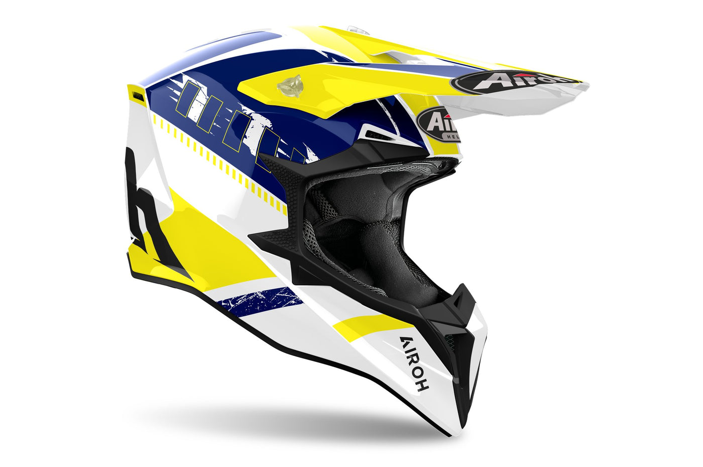 Airoh Helmet Wraaap Feel yellow blue