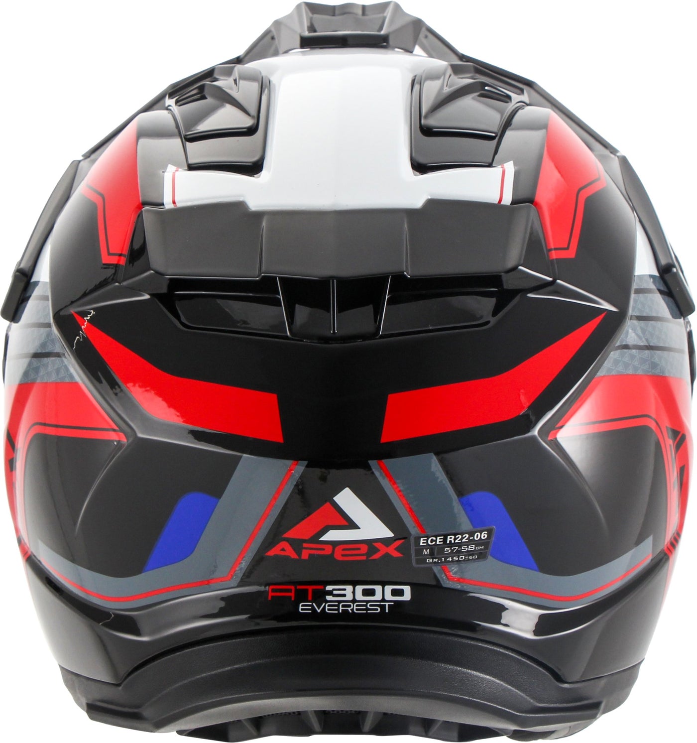 APEX Helmet AT300 Everest white/red/blue