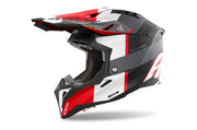 Airoh Helmet Aviator 3 Monarch Grey/Red Matt