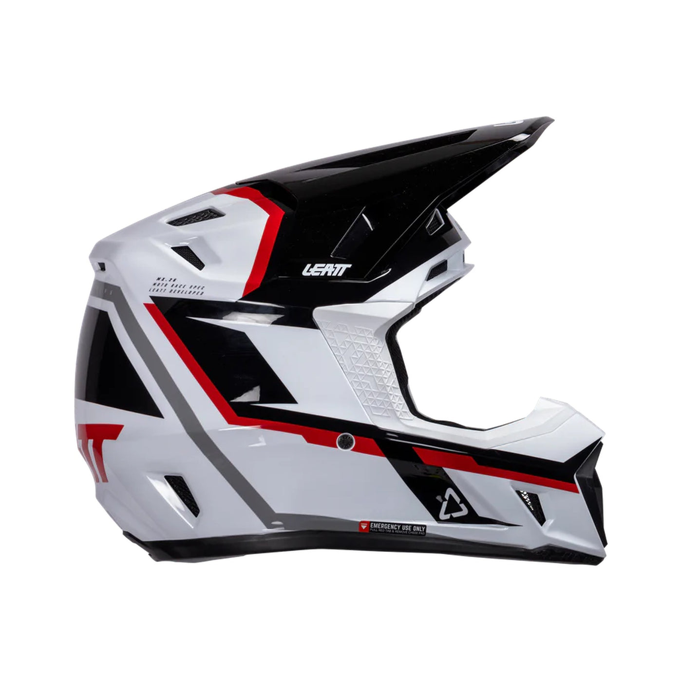 Leatt Helmet Kit Moto 7.5 White/Red V26