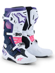 Alpinestars Boot Tech 10 White/Violet/Fluo Pink