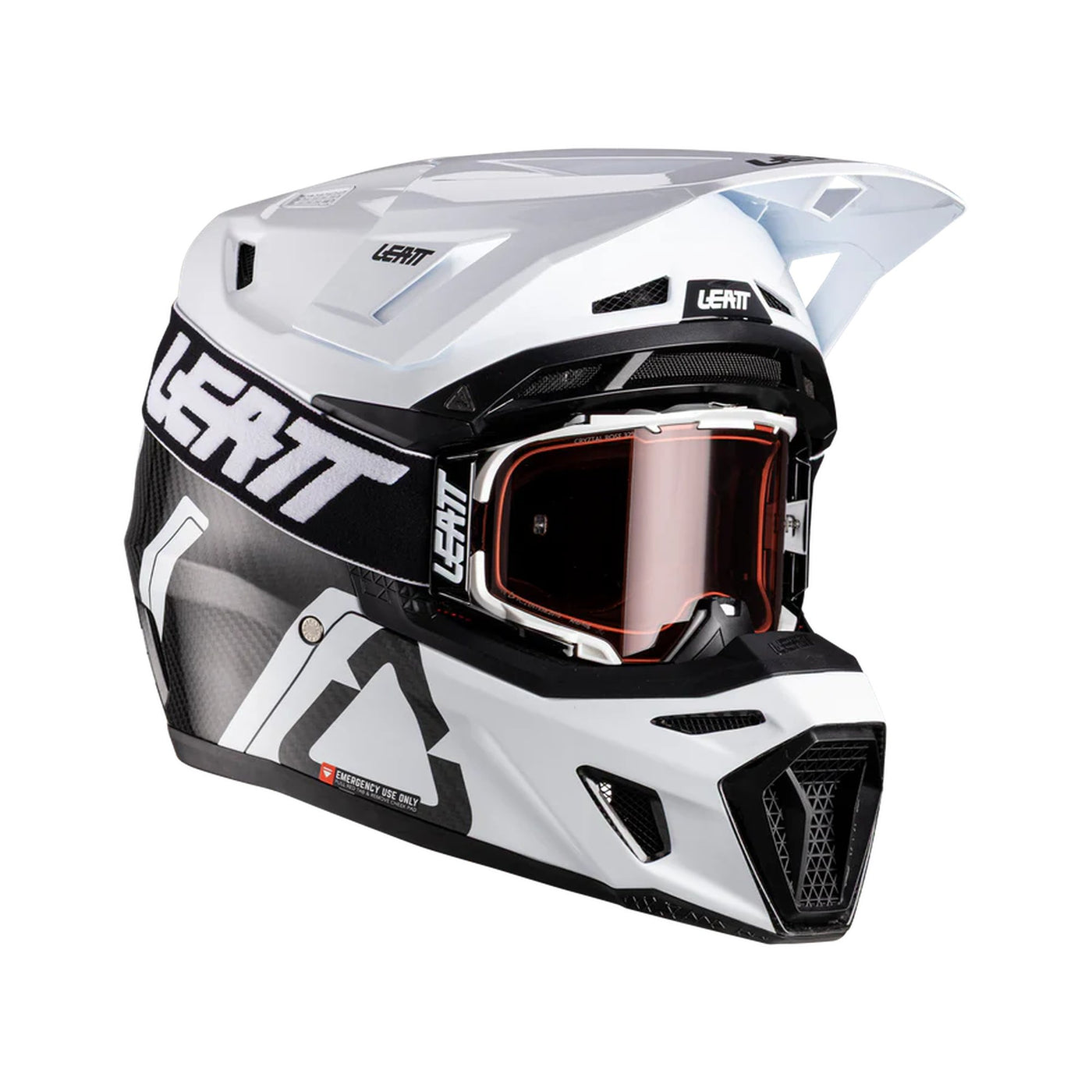 Leatt Helmet Kit Moto 9.5 Carbon/White V26