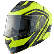 AMOQ Helmet MI100 Porto black/yellow