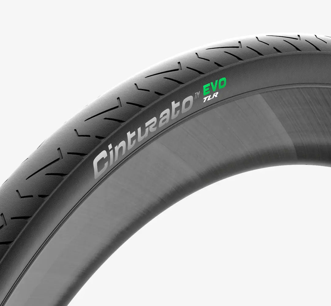 Tyre 28" PIRELLI Cinturato EVO TLR black foldable.