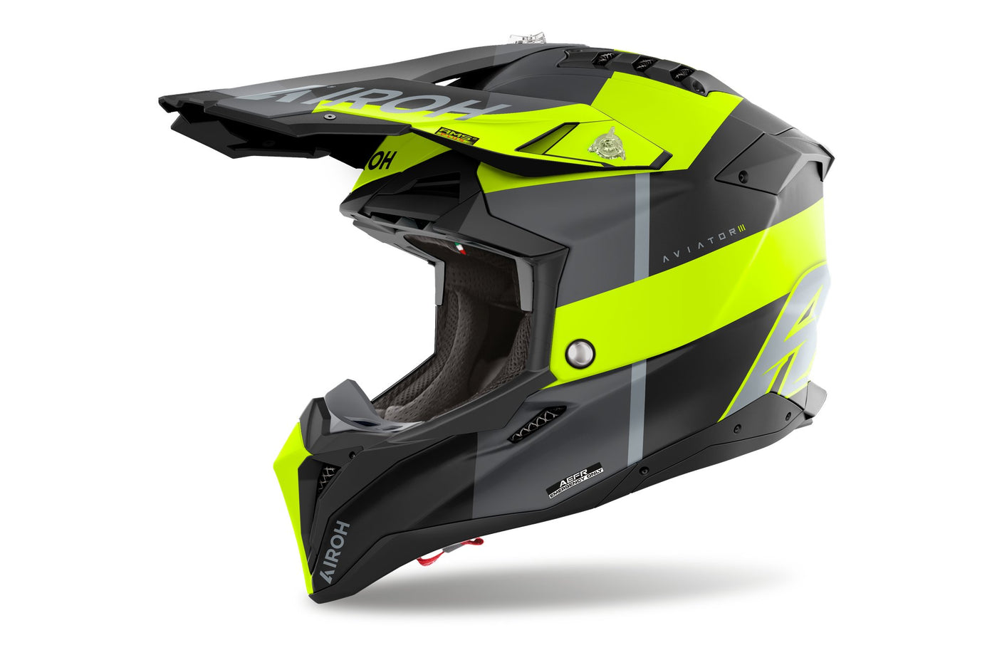 Airoh Helmet Aviator 3 Monarch Yellow Matt