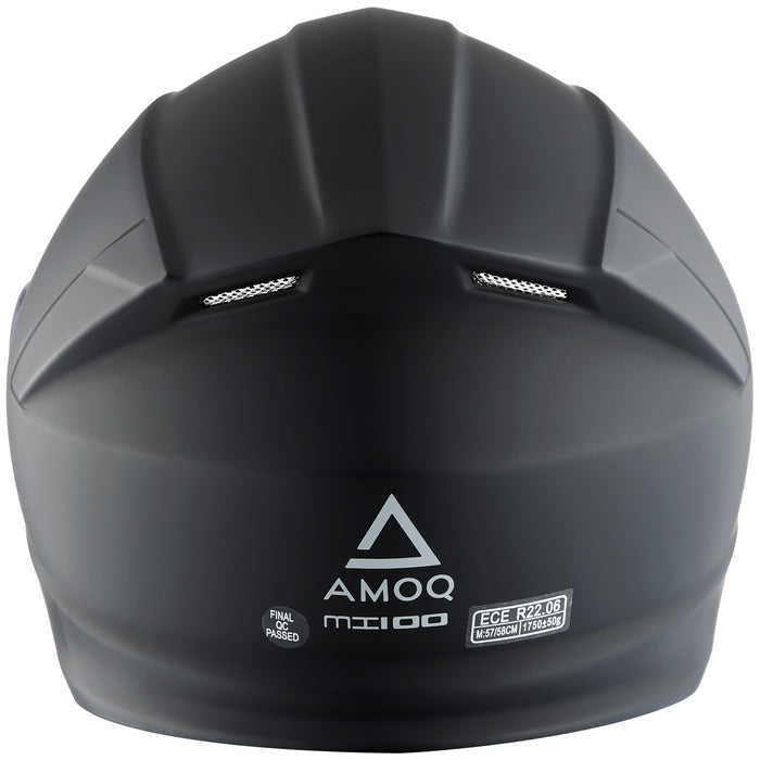 AMOQ Helmet MI100 Solid matt black