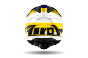 Airoh Helmet Aviator 3 Monarch Blue/Yellow Gloss