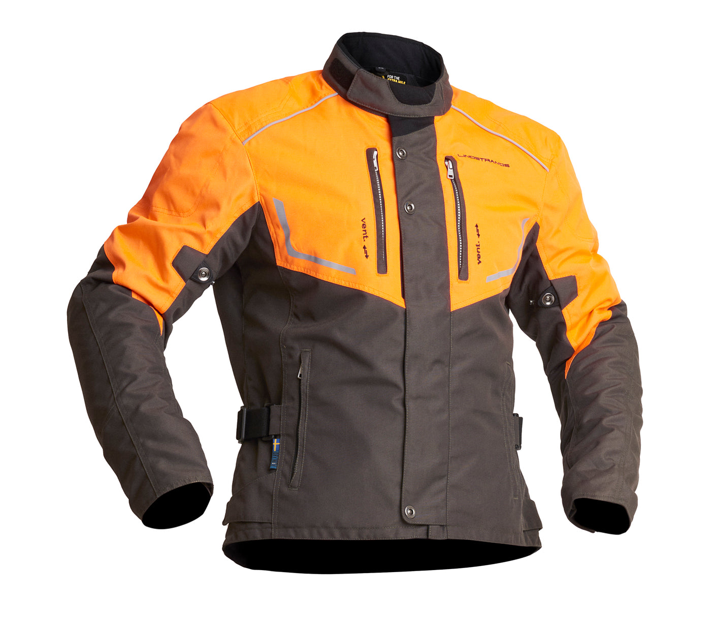 Lindstrands Textile Jacket Halden Green/orange