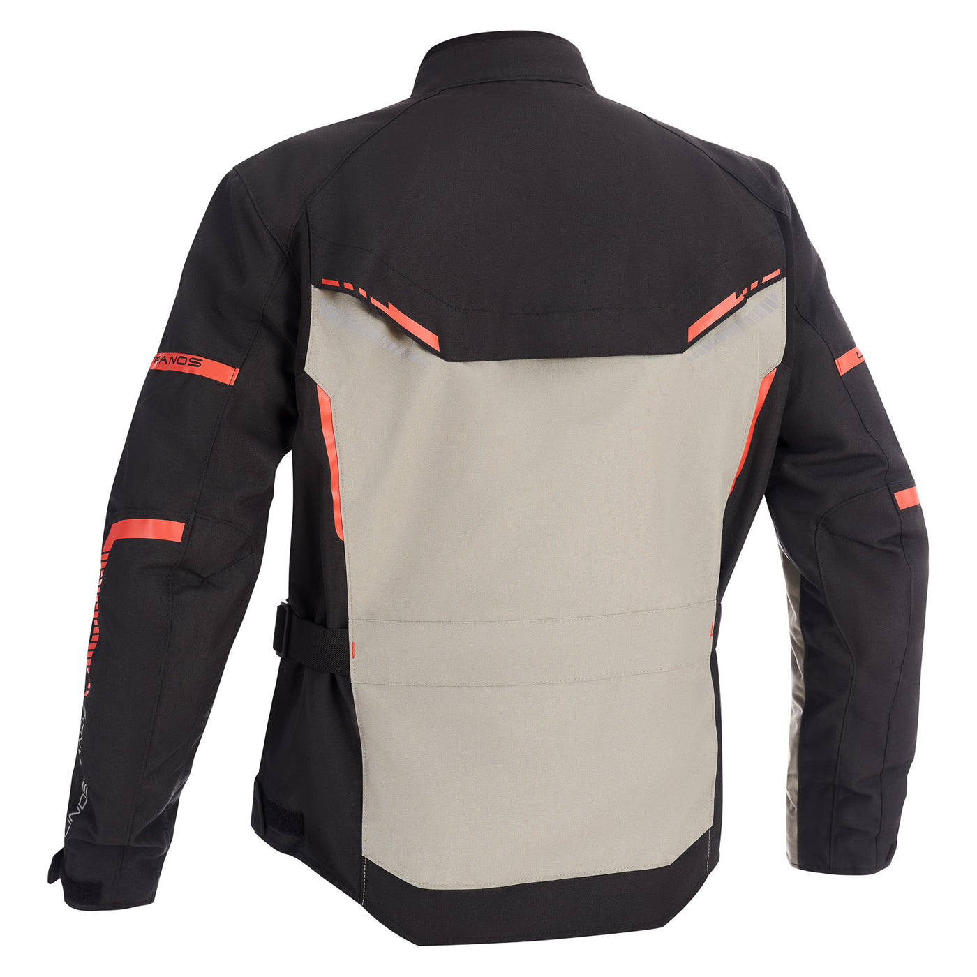 Lindstrands textile jacket Lomsen Black/light grey