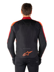 Alpinestars Jacket T-Jaws v4 Waterproof Black/Red Fluo
