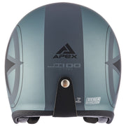 APEX Helmet JI100 Star matt black/grey