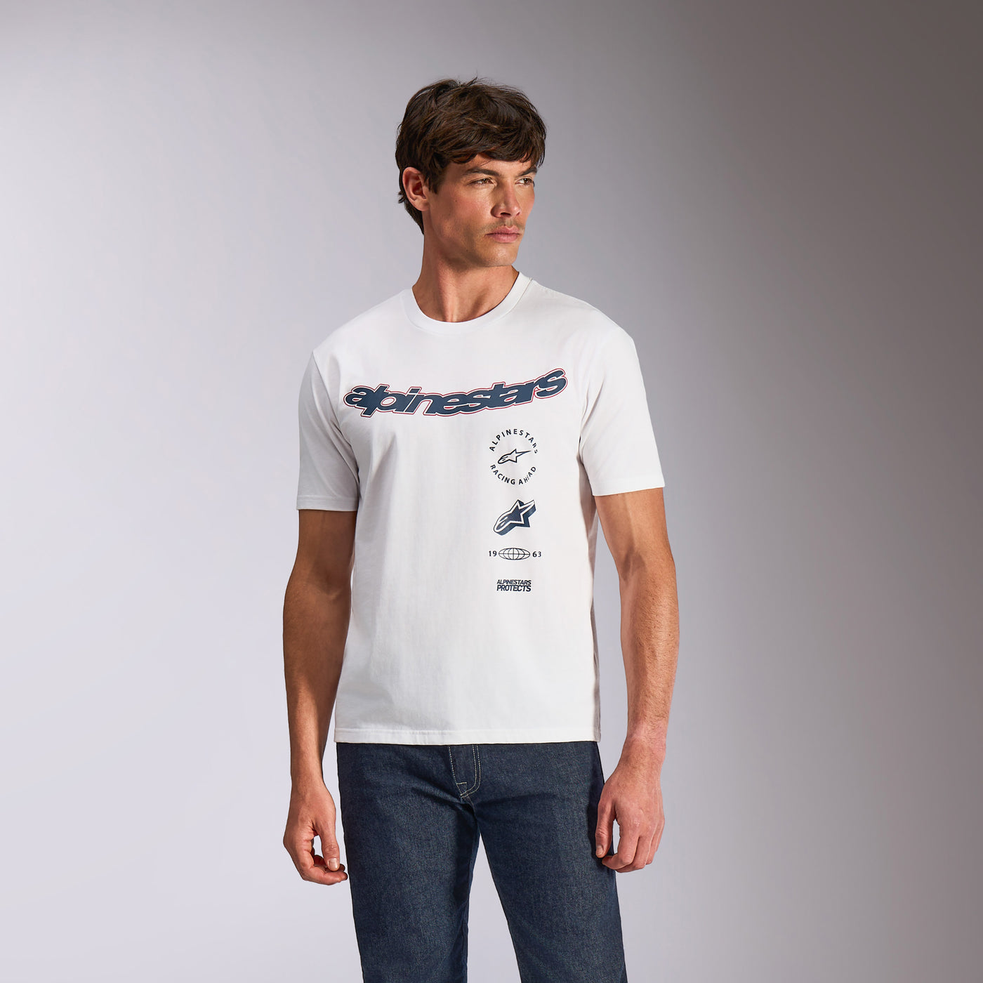 Alpinestars T-Shirt Abus SS CSF White