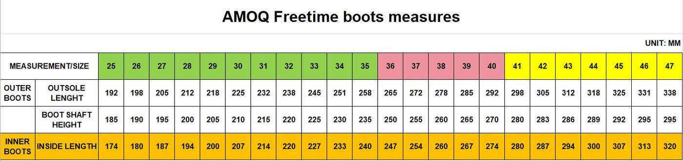 AMOQ Freetime JNR Boots Black/Grey