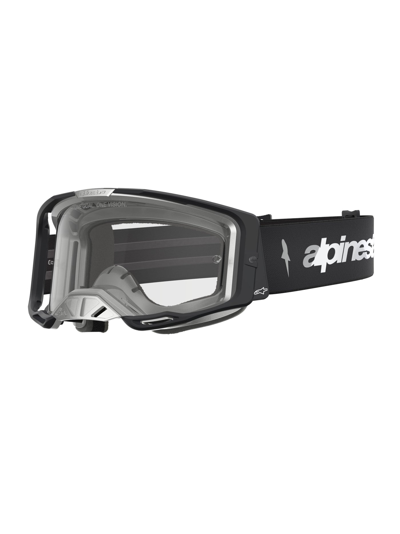 Alpinestars Goggle Vision 8 Amber Black Silver Clear
