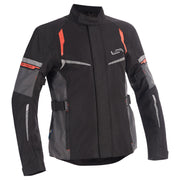 Lindstrands textile jacket Backafall Black/grey