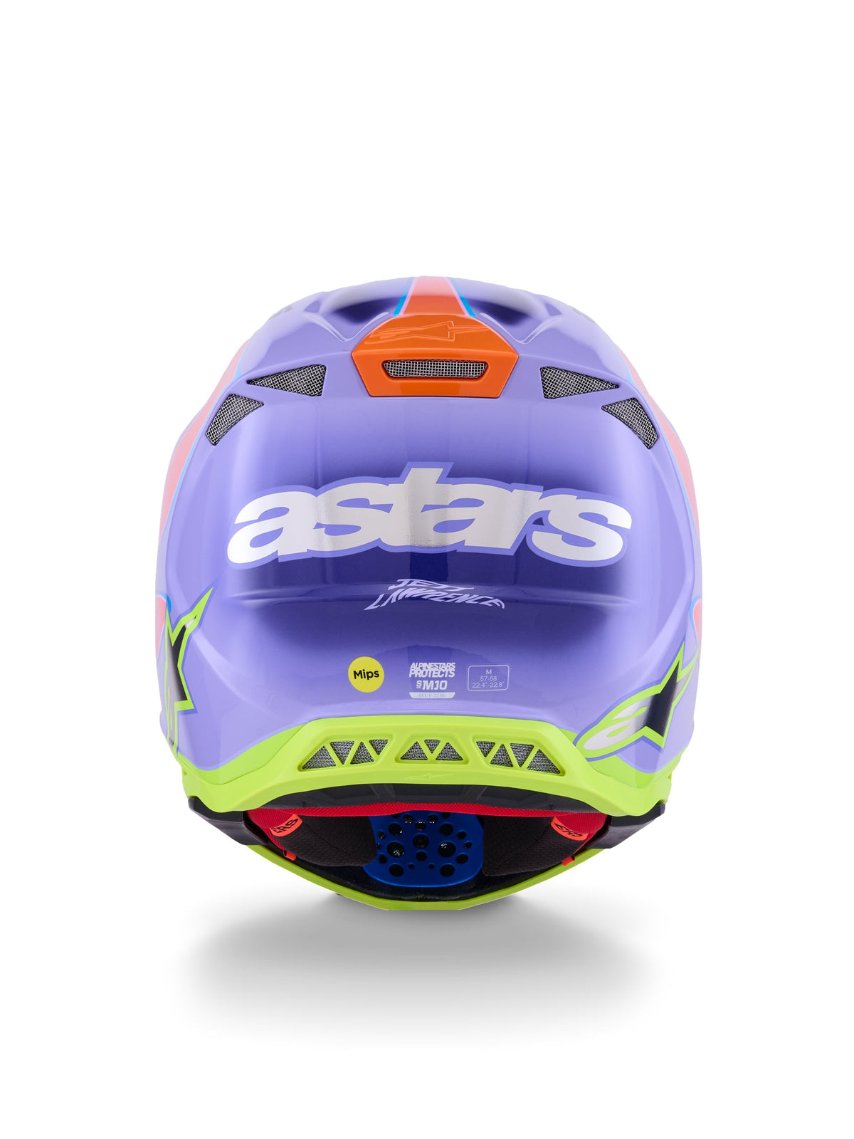 Alpinestars Helmet S-M10 JL R01 Purple/Fluo Pink/Fluo Yellow