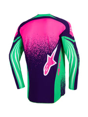 Alpinestars Jersey Techstar Nomur Purple/Green/Fluo Pink
