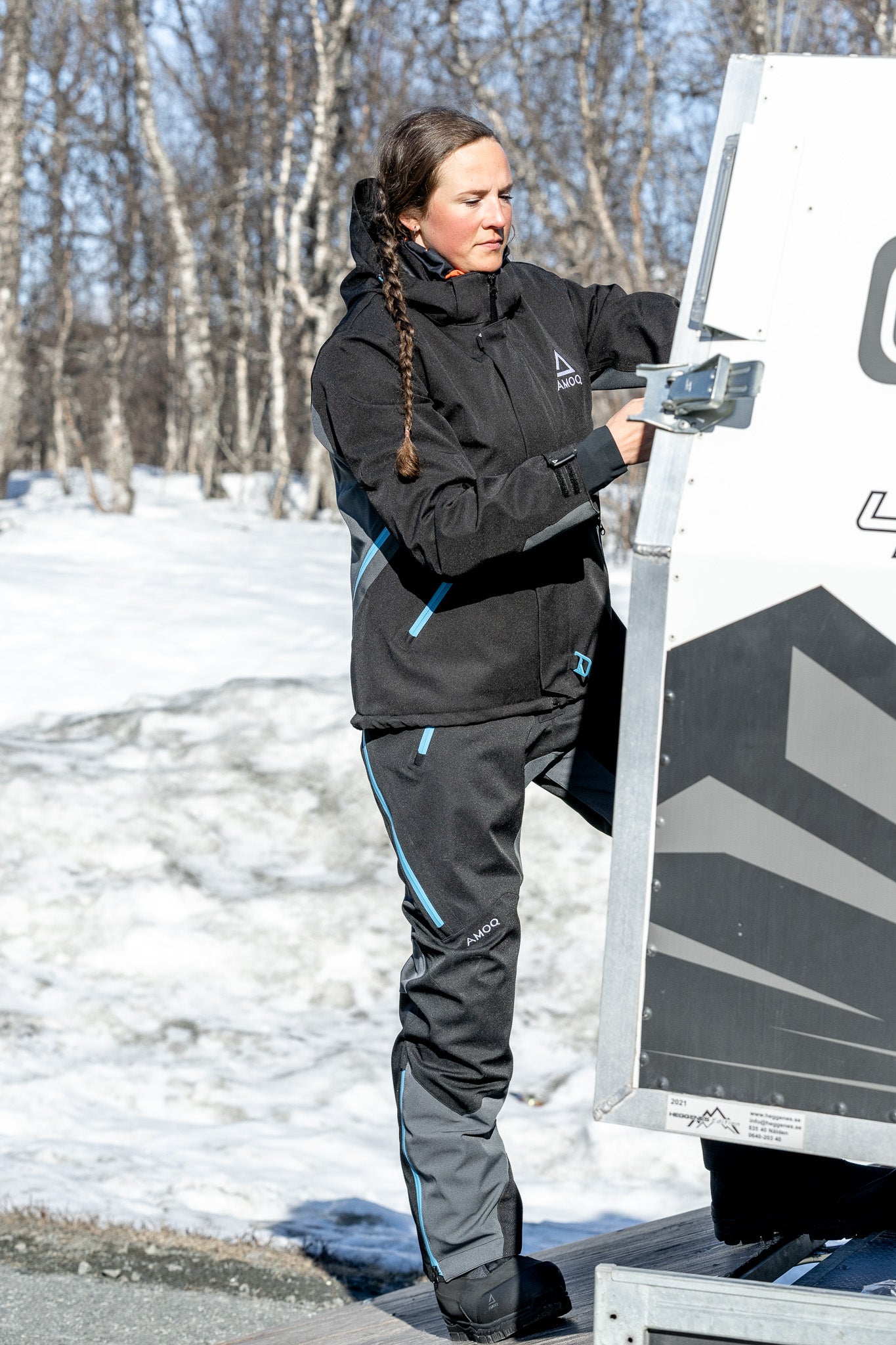 AMOQ Vernal V2 W's Pants Black/Turquoise