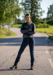 Halvarssons Textile Jacket Arvika Woman Black/grey
