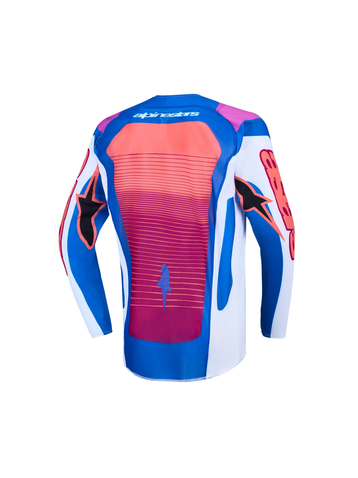 Alpinestars Jersey Junior Supertech Maven White/Coral/Blue