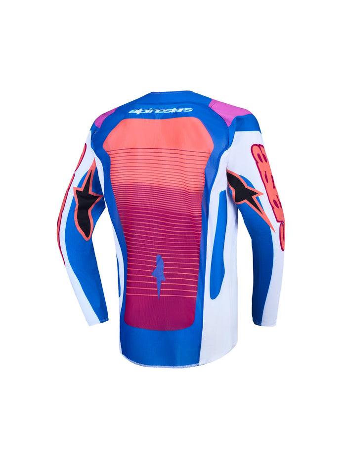 Alpinestars Jersey Junior Supertech Maven White/Coral/Blue