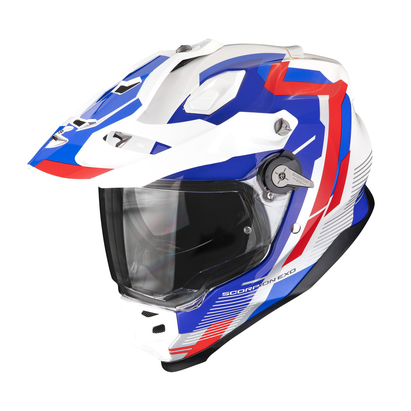 SCORPION Helmet ADF-9000 AIR PATROL White-Blue-Red