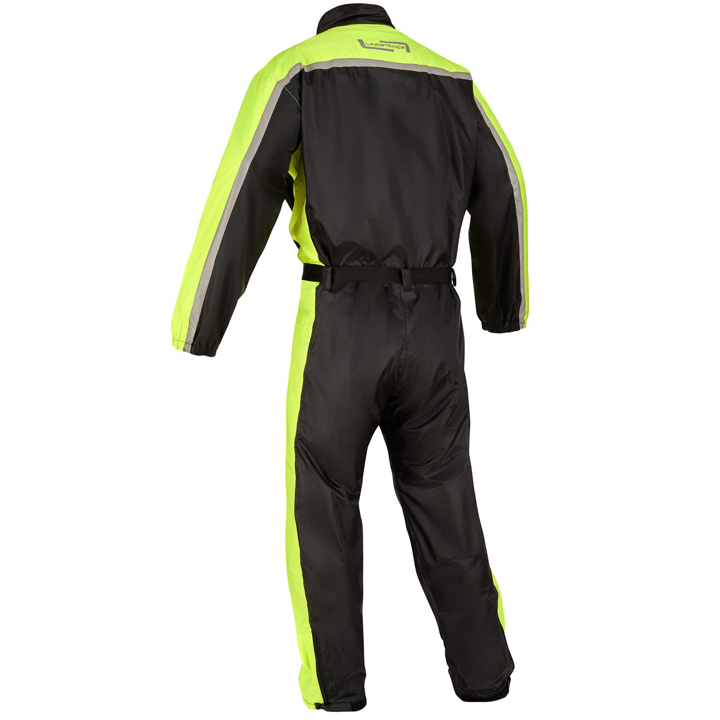 Lindstrands rain suit Sidvallen one piece Black/HV yellow