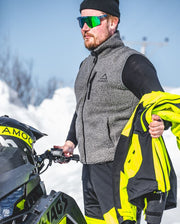 AMOQ Polar Fleece Vest Gray