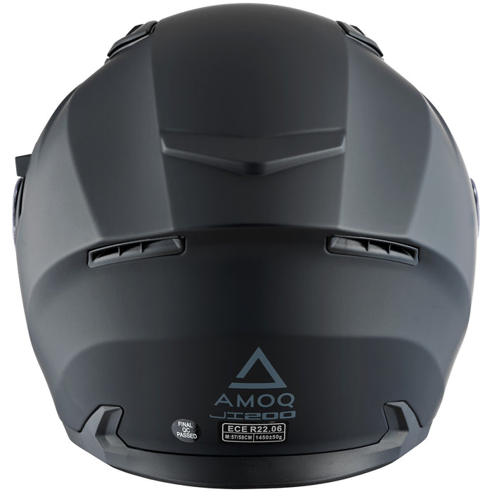 AMOQ Helmet JI200 Solid matt black