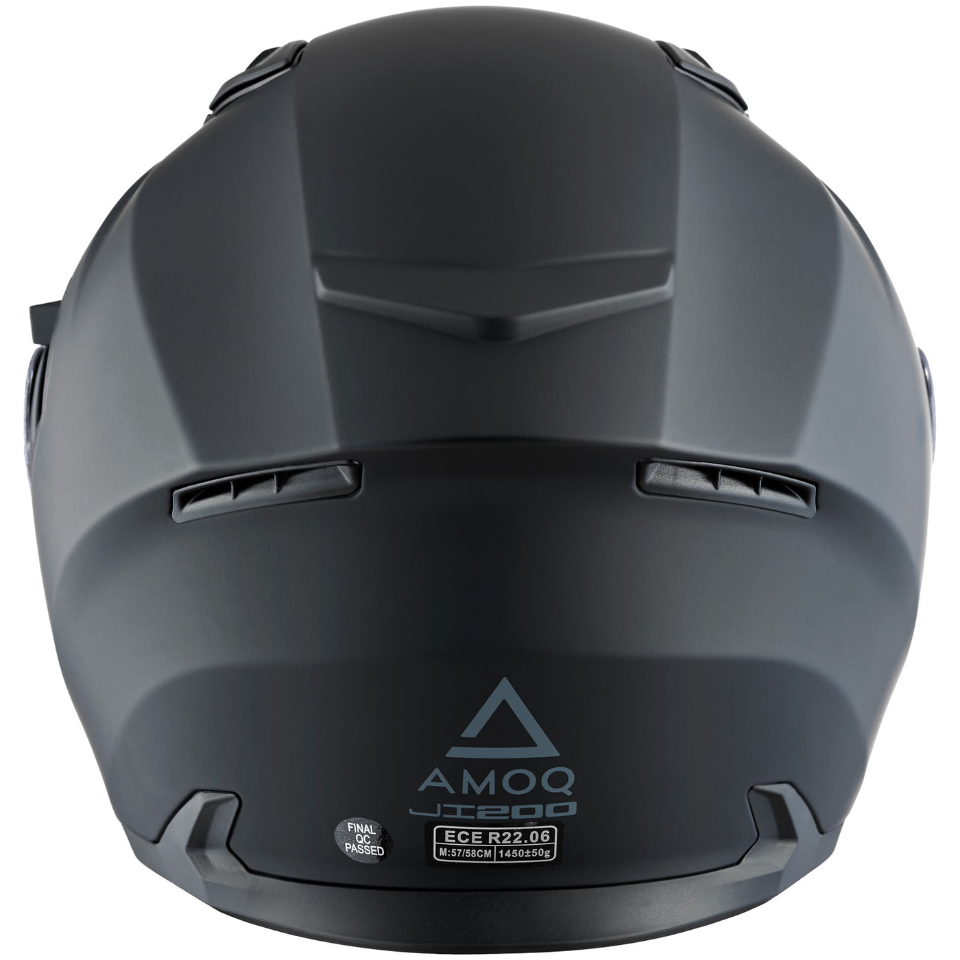 AMOQ Helmet JI200 Solid matt black