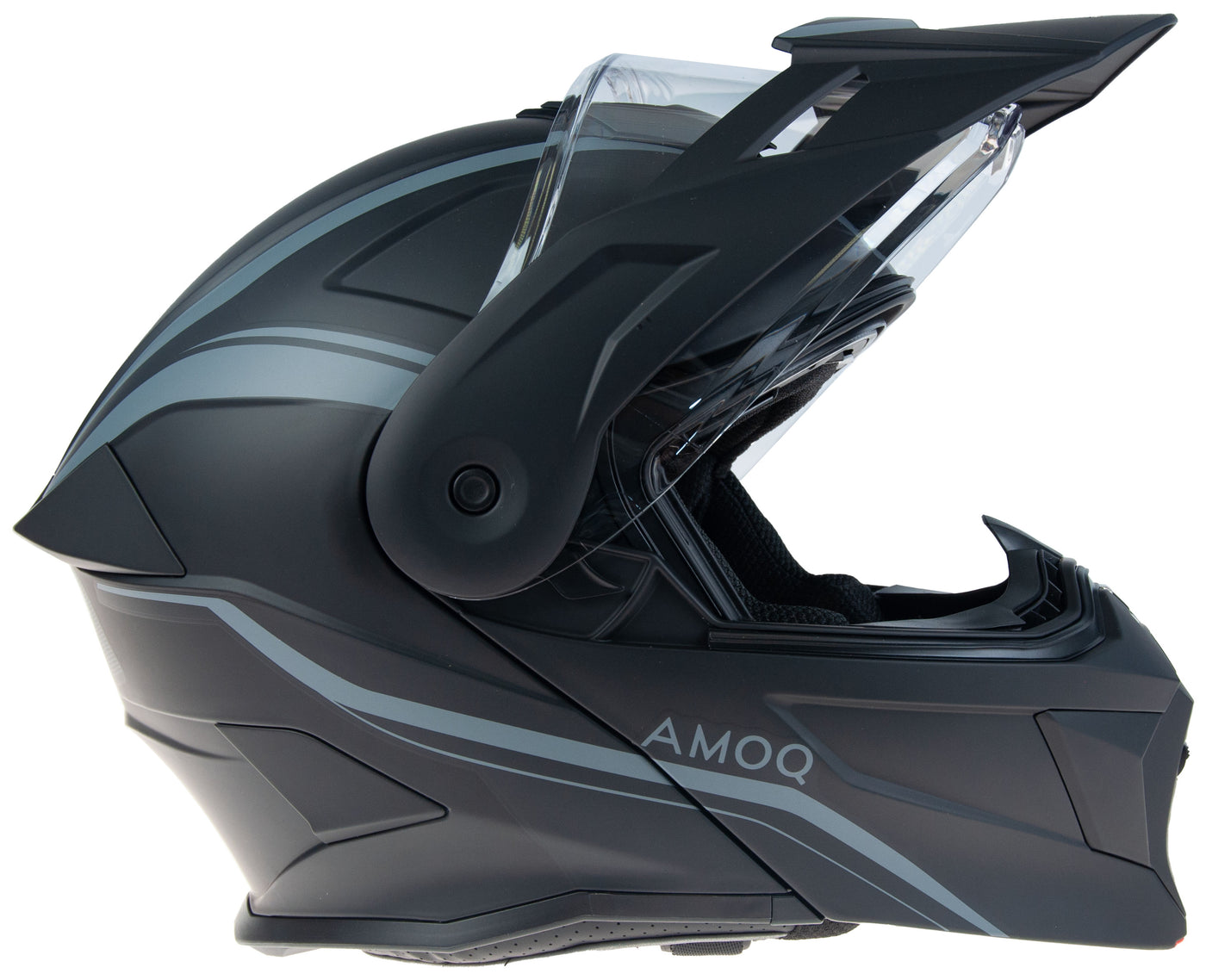AMOQ Ballast Electric visor Helmet Black/grey