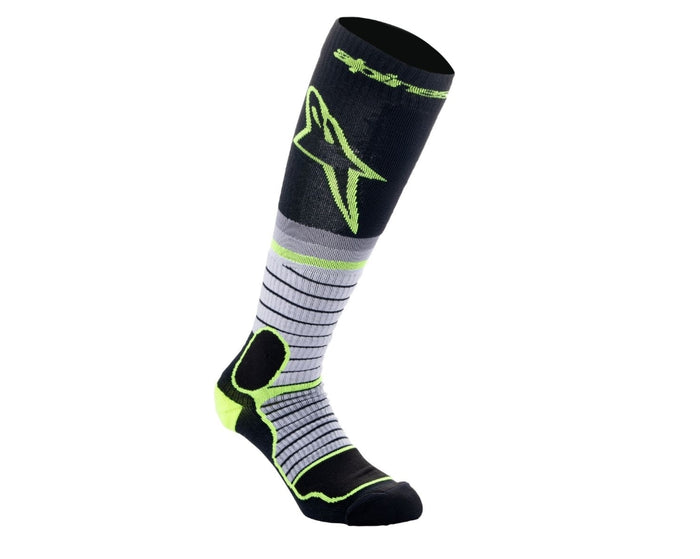 Alpinestars Socks MX Pro Black/Gray/Fluo Yellow
