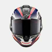 Alpinestars Helmet Supertech R10 Team Black/Carb/Blå/White