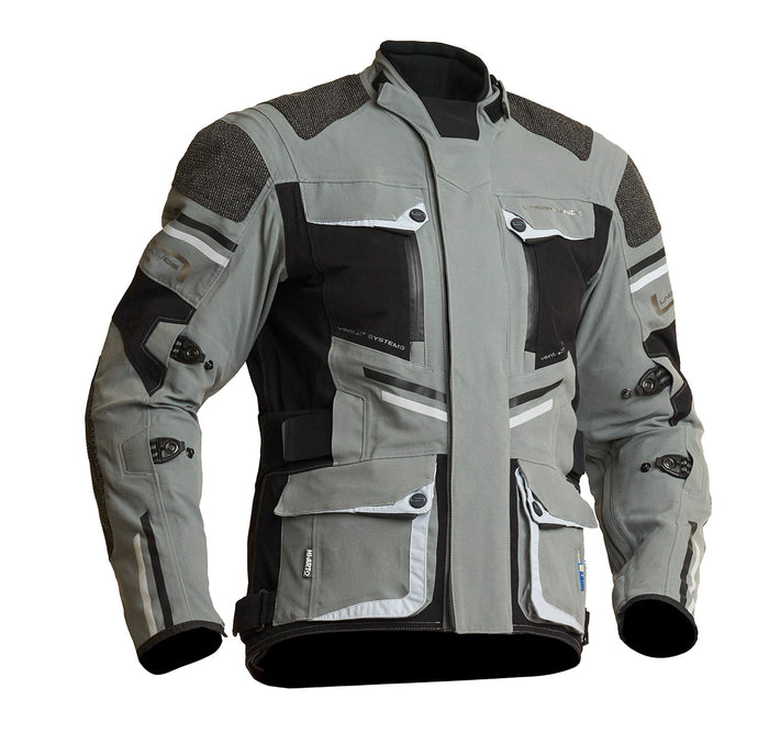 Lindstrands Textile Jacket Sunne Grey/Black