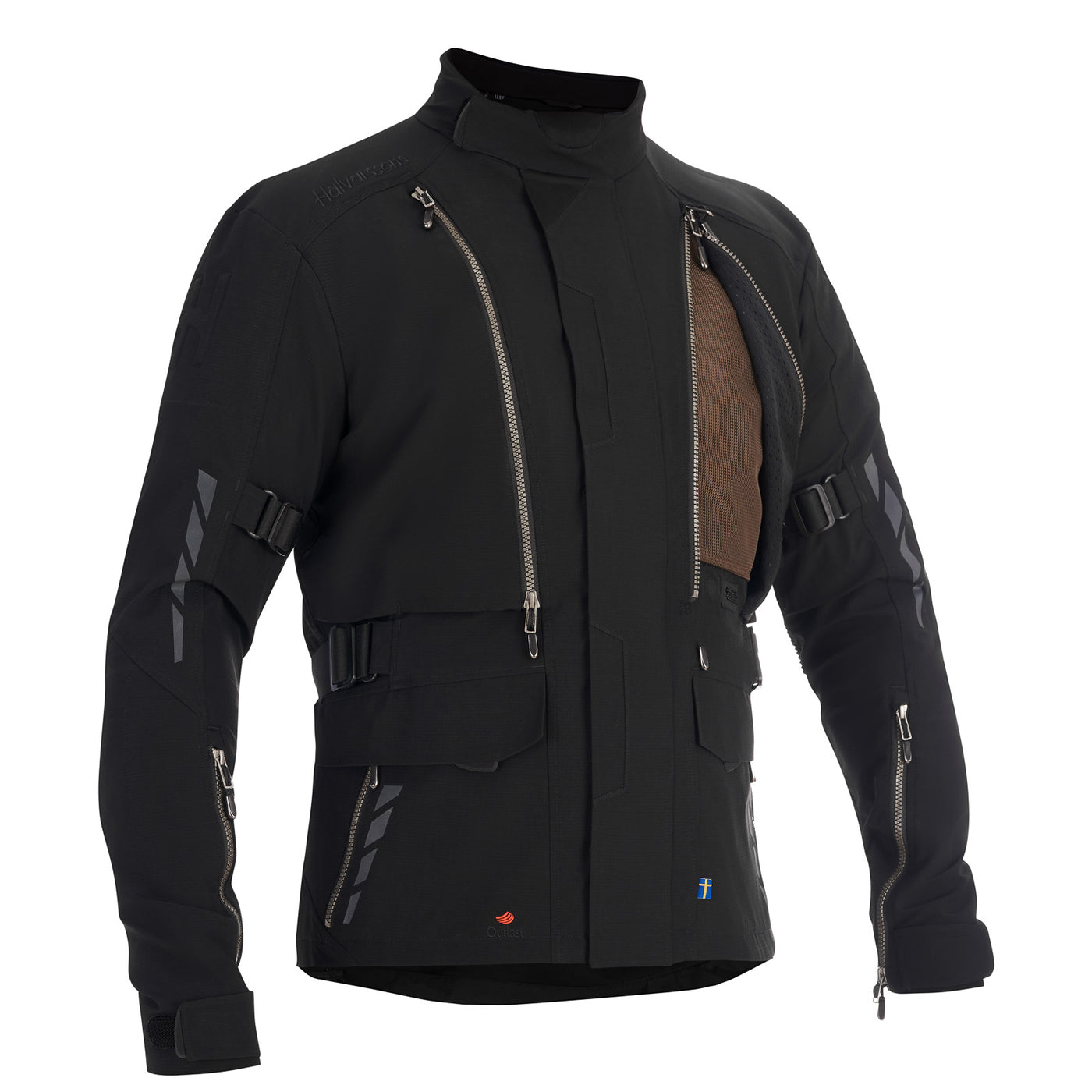 Halvarssons Textile jacket Vinvallen Black