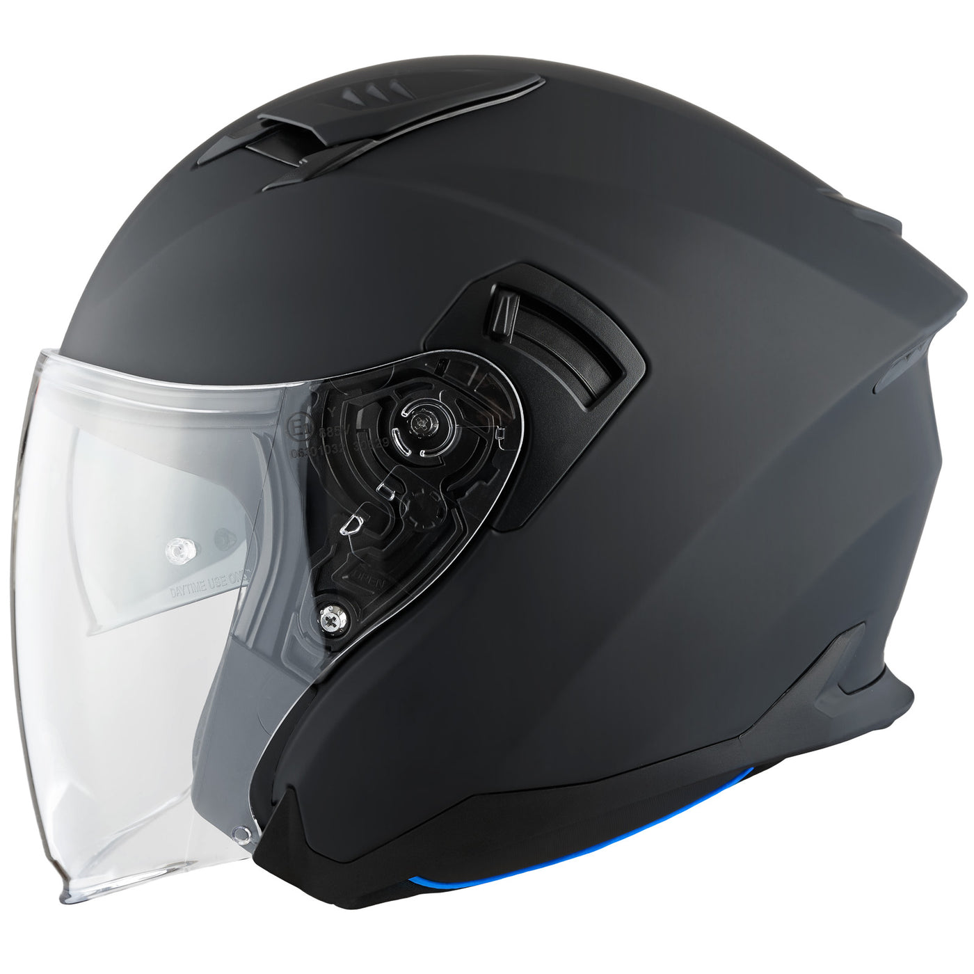 AMOQ Helmet JI200 Solid matt black