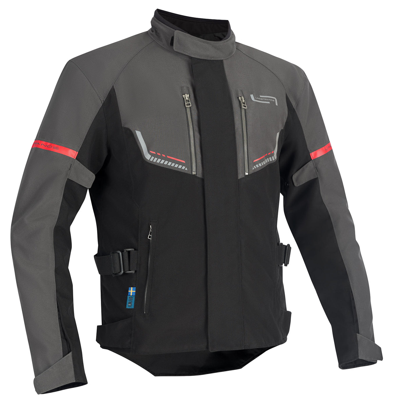 Lindstrands Textile Jacket Lomsen Grey/Black