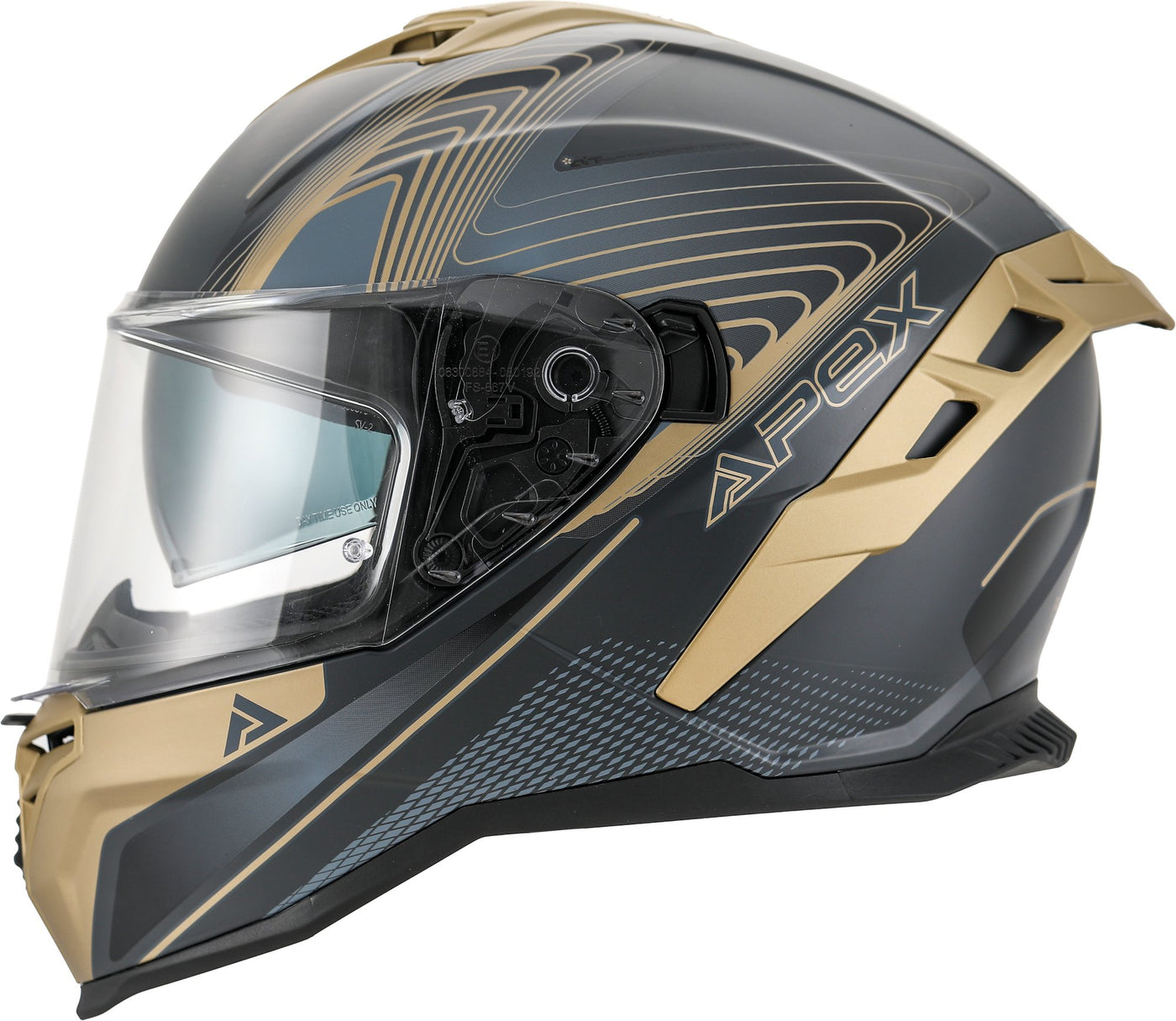 APEX Helmet FI200 Madrid black/gold