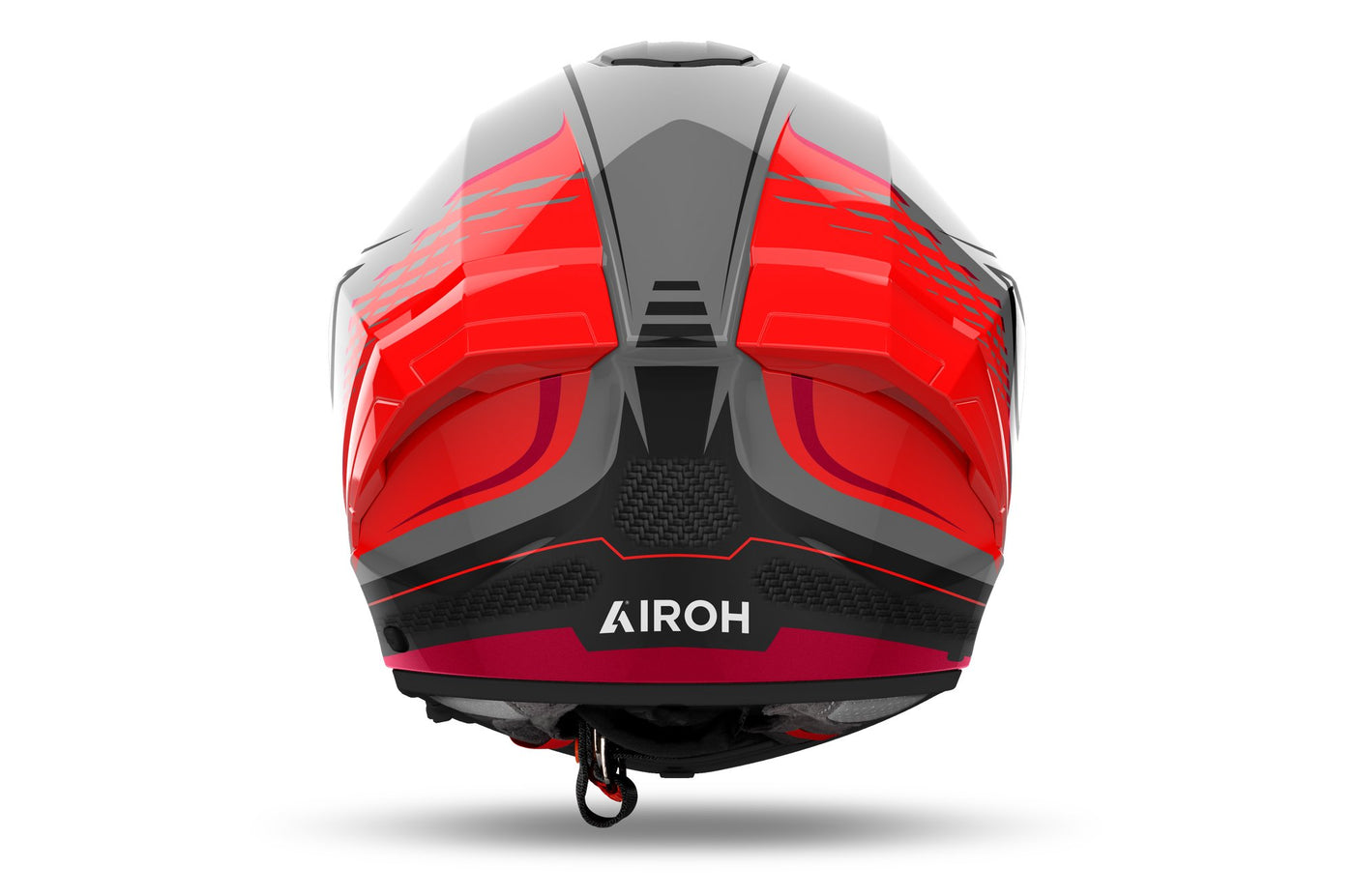 Airoh Helmet Matryx Rocket Red Fluo Gloss